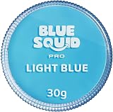 Blue Squid PRO Face Paint Light Blue 30g Water Based Single Cake