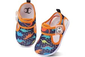 Scurtain Kids Toddler Water Shoes Quick-Dry Aqua Socks for Baby Boys Girls Toddler Beach Shoes Swim Shoes with Non-Slip Sole