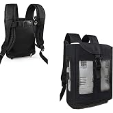 O2TOTES Backpack Only Fits Inogen One G3, Zippered Bottom, Charge in Bag | Backpack only, charge without removing unit, clear window to view screen, swap battery without removing unit, under 14 oz