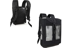 O2TOTES WEAR YOUR OXYGEN WITH STYLE O2TOTES Ultra Lightweight Backpack Fit For Inogen One G3 & OxyGo (Patented Design) (black) Lightweight at under 14 ounces, Backpack Only, Zippered bottom, fits standard and double battery; black