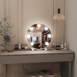 Vierose Vanity Mirror with Lights, Hollywood Mirror