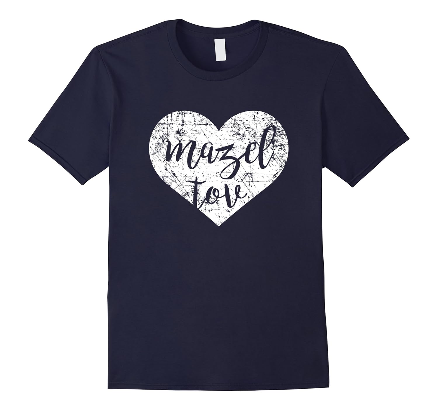 Mazel Tov Heart Shirt, Funny Cute Jewish Hanukkah Gift-ANZ