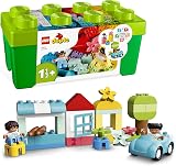 LEGO DUPLO Brick Box 65 Pieces Car Figures 18+ Months Storage