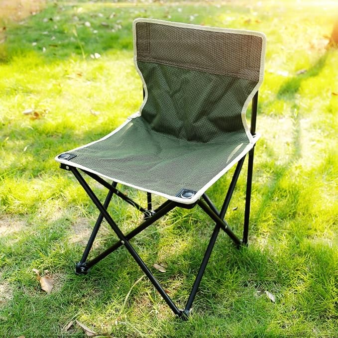 Amazon.com : Outdoor Folding Chair Portable Adult Fishing Backrest