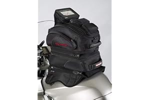 TOURMASTER Tour Master Elite Strap Mount Tri-Bag Motorcycle Tank Bag - Black/One Size