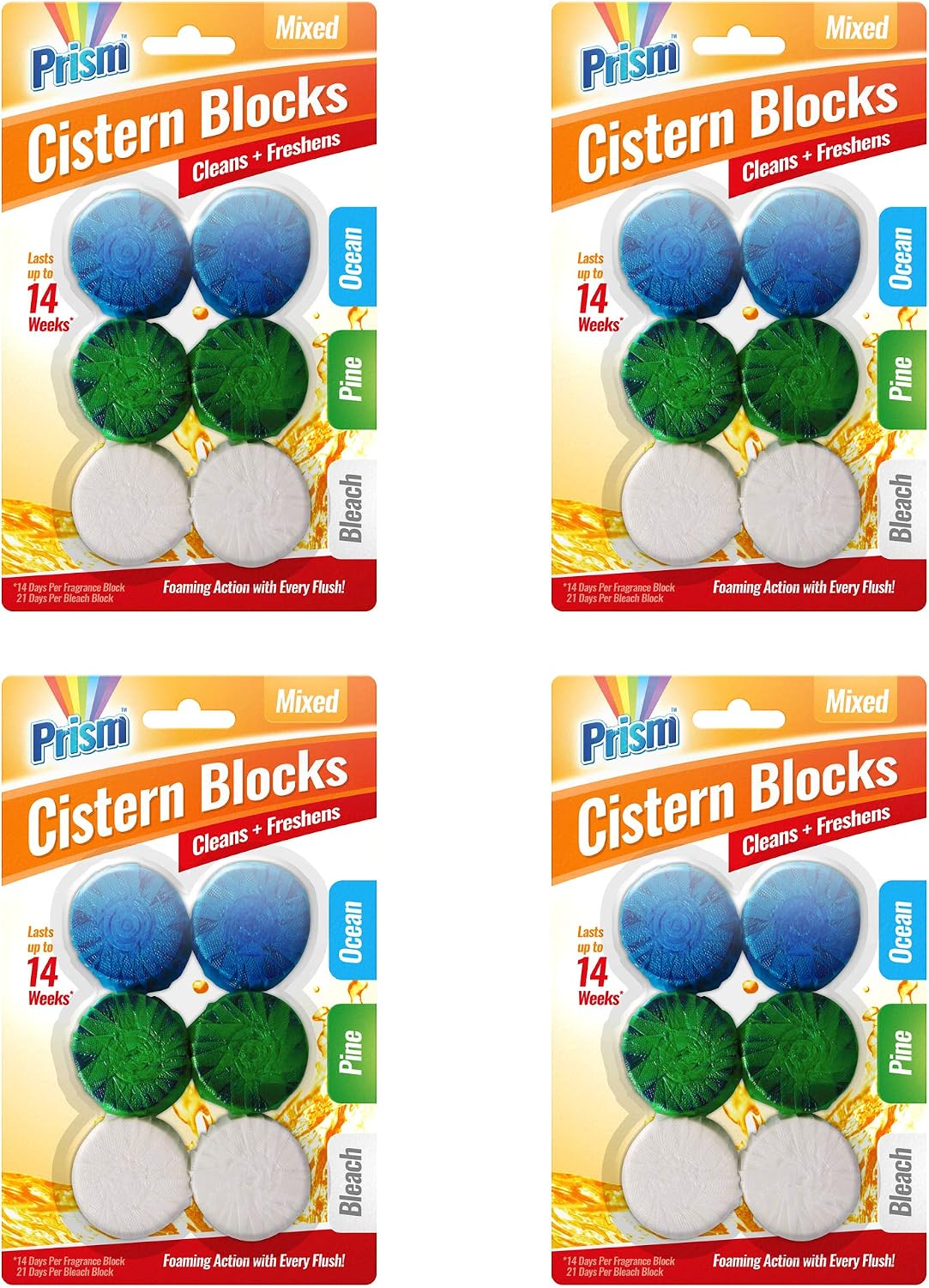 24pk Toilet Bowl Freshener, 6 count (Pack of 4)