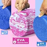Yes4All EVA Foam Roller 18 Inch Unicorn Marbled Deep Tissue Massage view 2