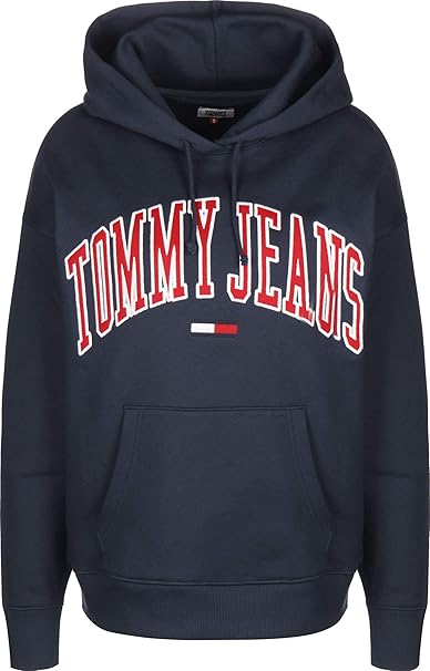 tommy jeans collegiate logo hoodie