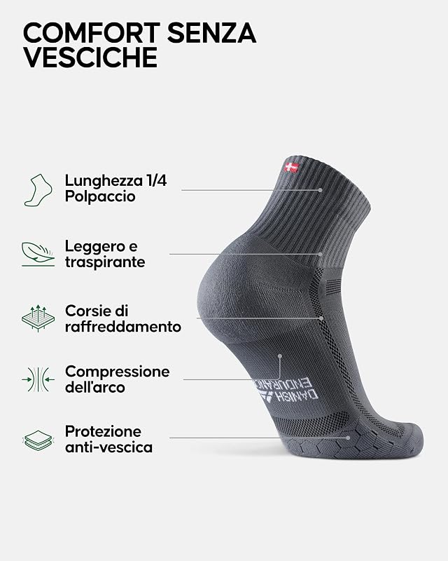 Calze Uomo Running, 5 Paia, Multicolore, 39-42