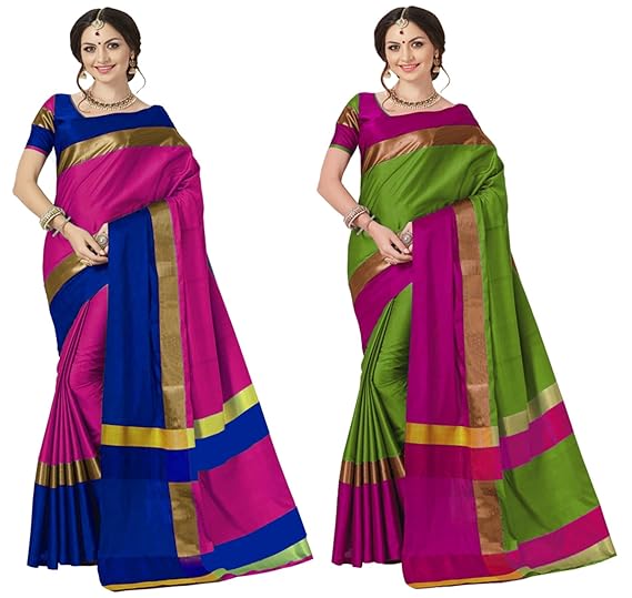 Womens Sarees Cotton Saree with Blouse Piece