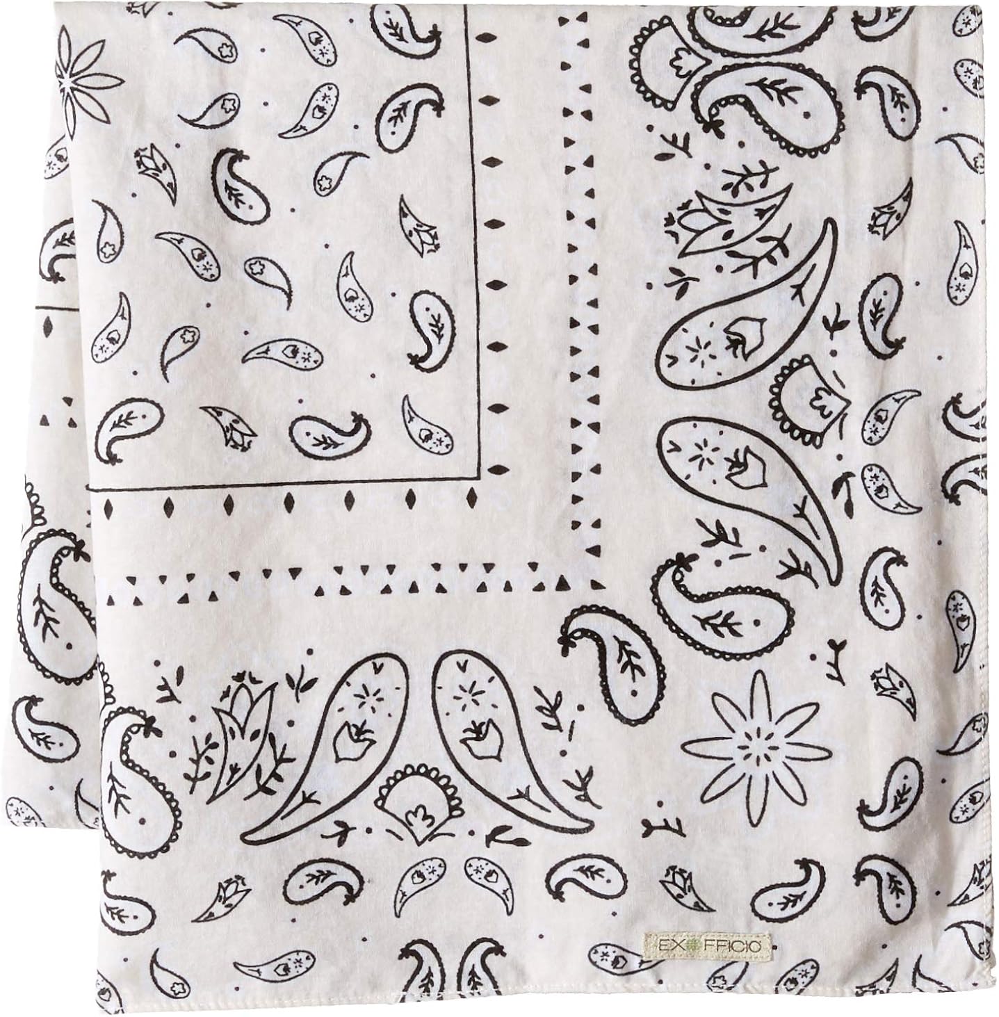 ExOfficio Unisex Bugs away Woven Bandana, BONE, One: ExOfficio: Clothing
