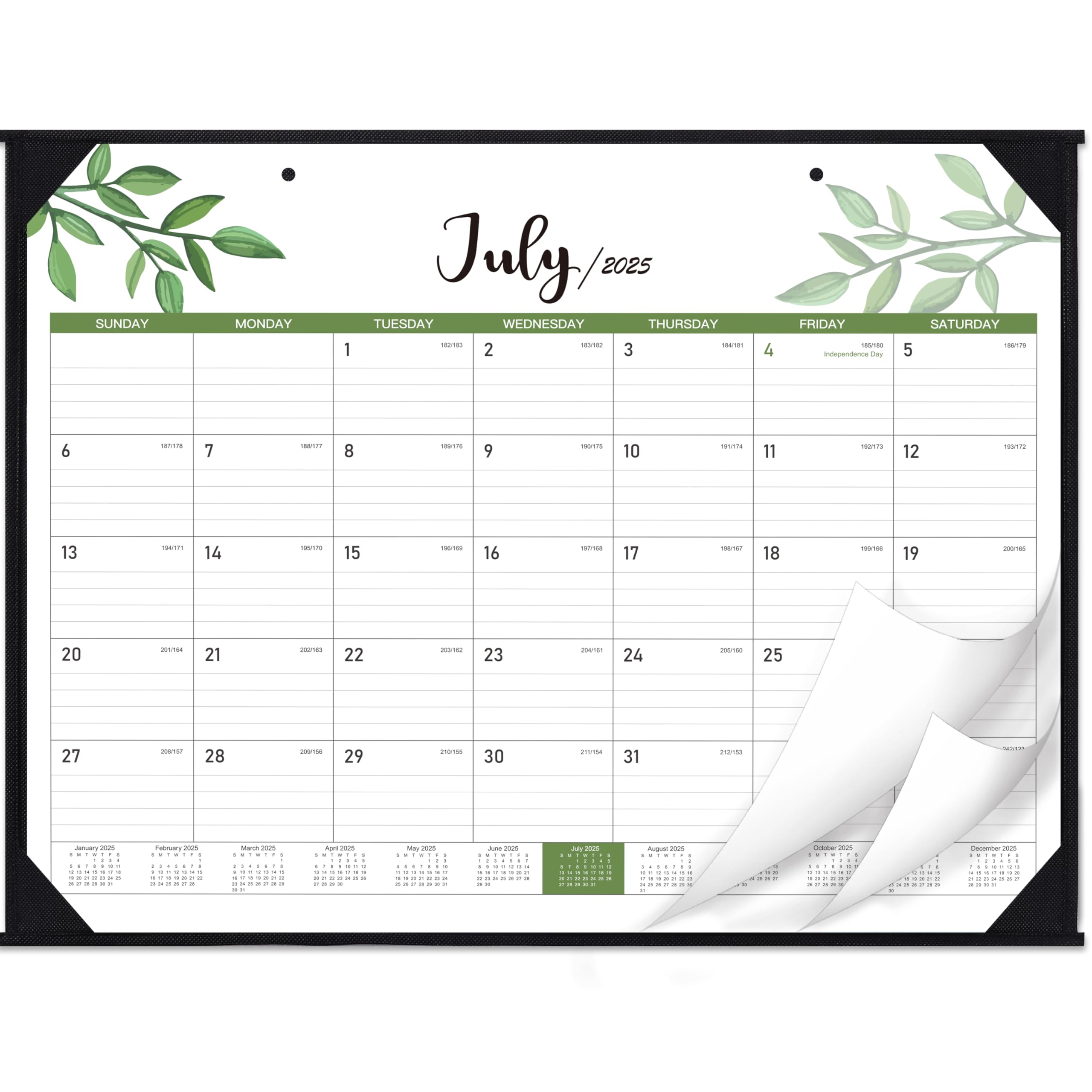 Photo 1 of 2025-2026 Desk Calendar - Large Desk Calendar 2025-2026 from Jul. 2025 - Dec. 2026, Academic Calendar Large 22 x 17, Desk/Wall Calendar for Planning in Office or Home