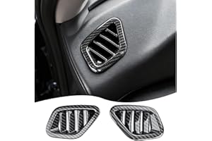 MXkanos Dashboard Air Vent Cover, for kia k4 2024 2025 2026,Sport Interior Trim Accessories - Carbon Fiber.