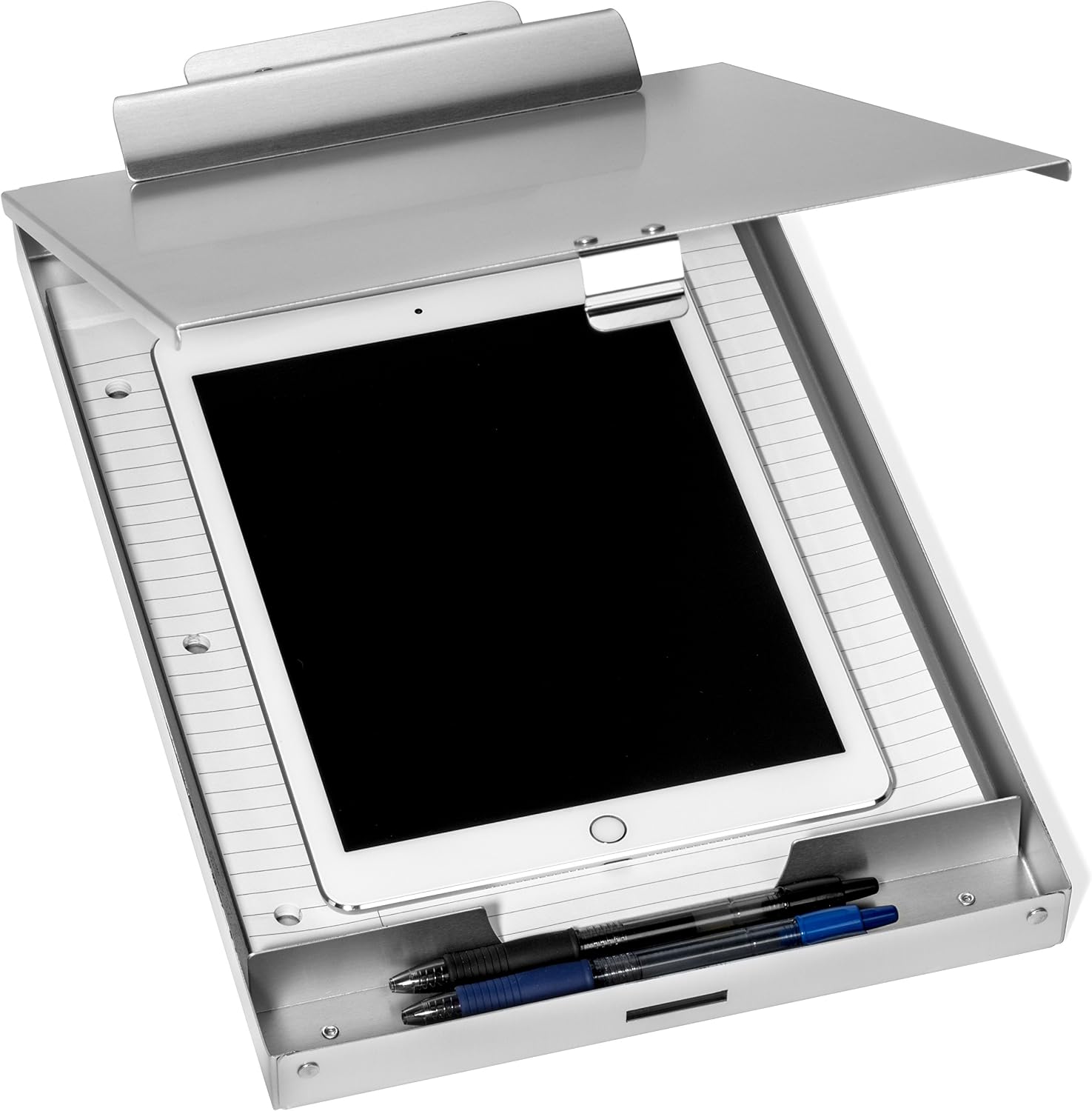 Blue Summit Supplies Aluminum Storage Clipboard, 1 Compartment - Image 3