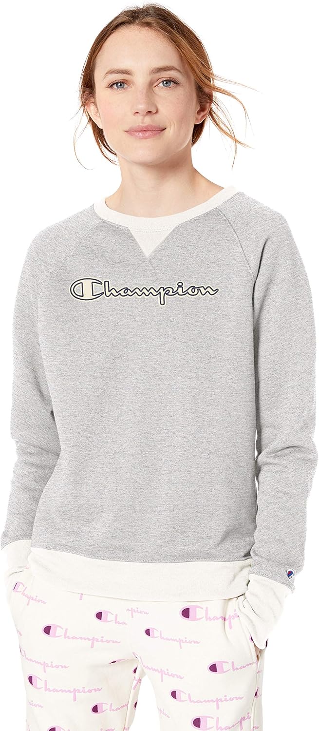 Champion Women's Powerblend Boyfriend Crew at  Women’s Clothing store