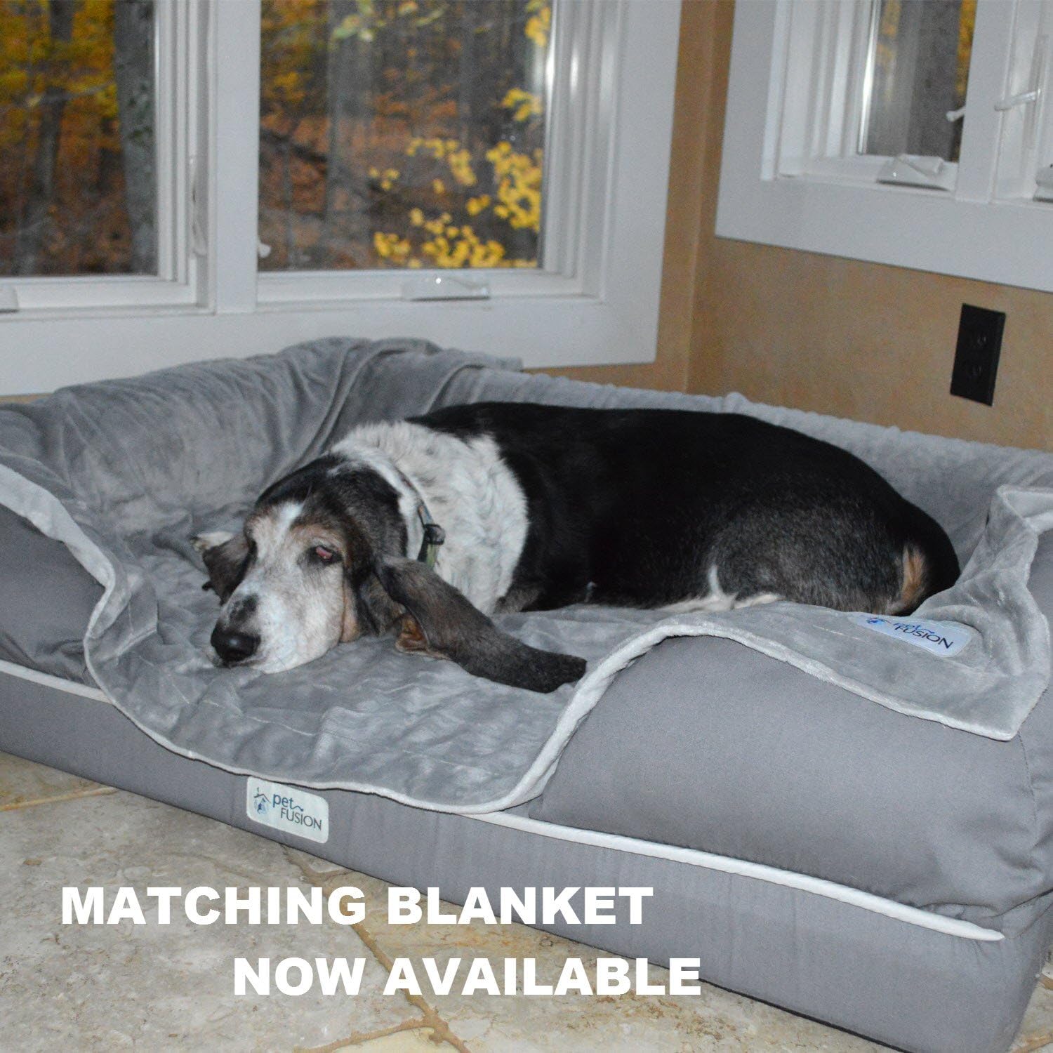 PetFusion Ultimate Dog Bed, Orthopedic Memory Foam, Multiple Sizes/Colors, Medium Firmness Pillow, Waterproof Liner, YKK Zippers, Breathable 35% Cotton Cover, Cert. Skin Contact Safe, 3yr. Warranty : Pet Supplies