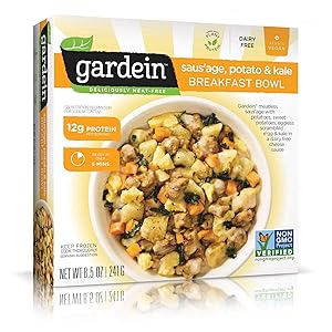 Gardein Plant-Based Saus'age, Potato & Kale Breakfast Bowl, Vegan, Frozen, 8.5 oz.