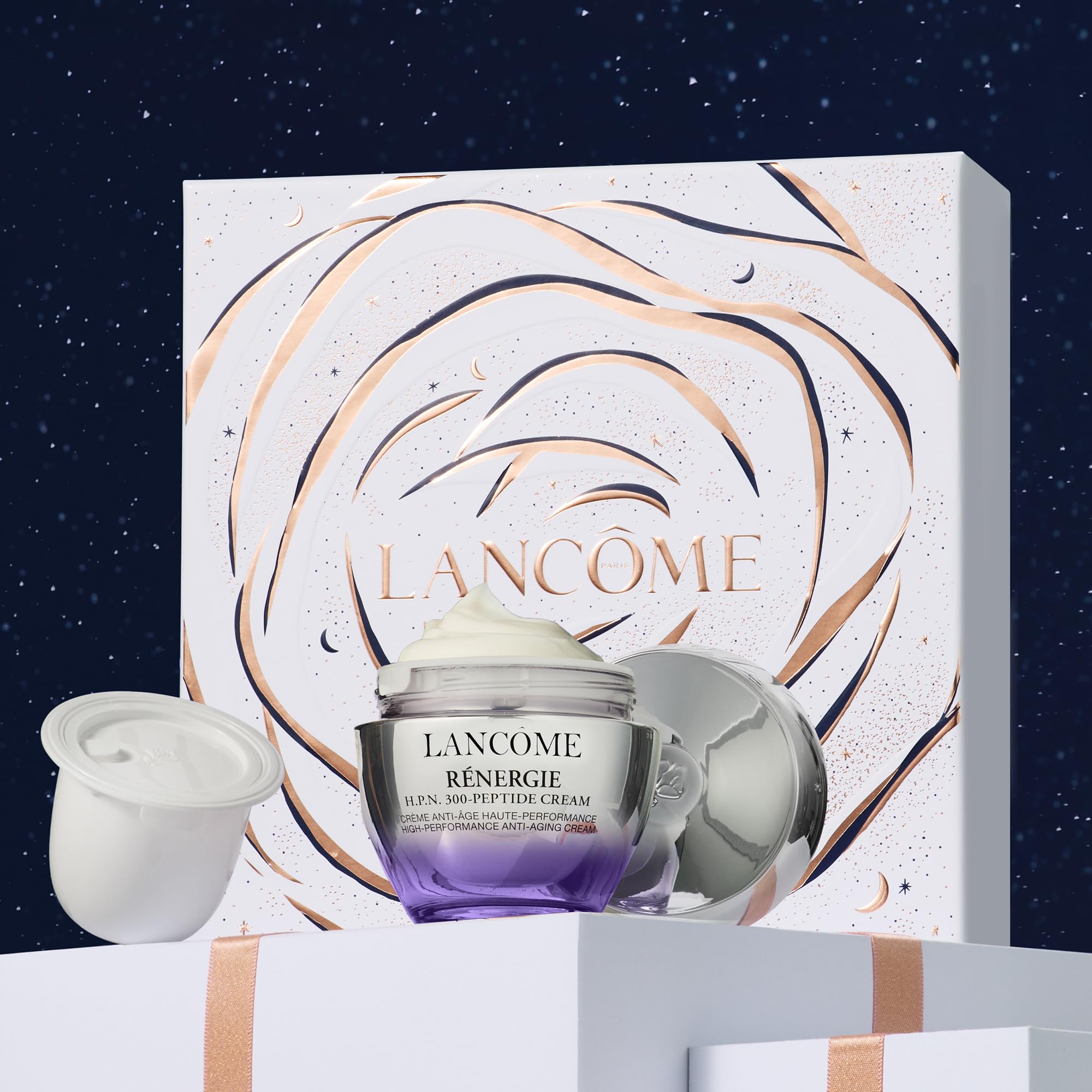 Lancôme Rénergie Limited Edition Skincare Set - Full Size Rénergie H.P.N 300-Peptide Cream 1.7 Fl Oz & Full Size Refill 1.7 Fl Oz