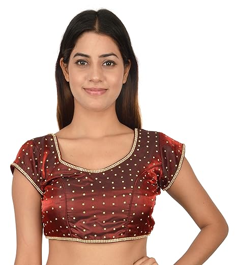 Women's Raw Silk Saree Blouse
