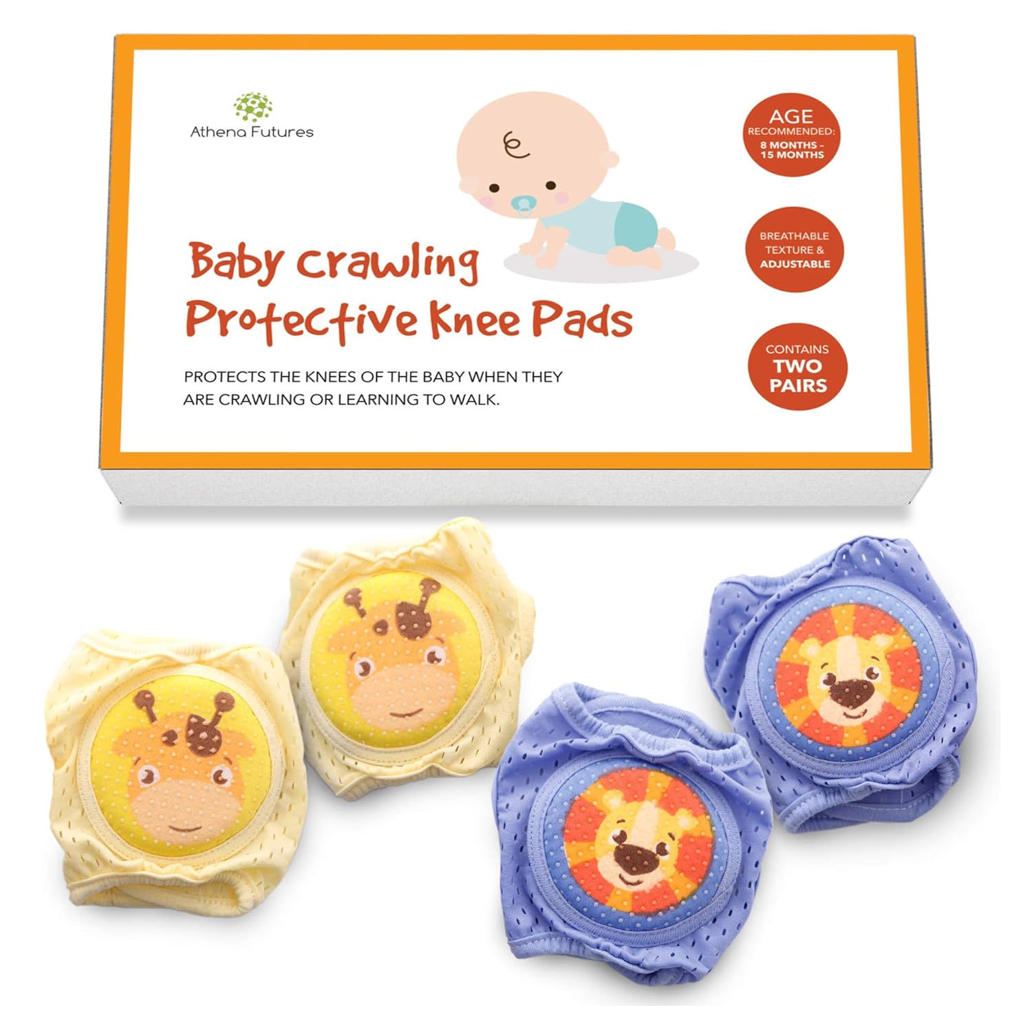 organic baby knee pads