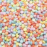 1000pcs Colorful Letter Beads, 4x7mm Acrylic Alphabet Beads A-Z Round Letter Beads for Friendship Bracelets Necklaces DIY Crafts Gifts Jewelry Making (Colorful)