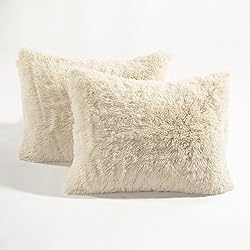 Lush Decor Emma Soft Fluffy Faux Fur Oversized