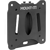 Mount-It! Ultra Low Profile Fixed TV Wall Mount 19-32 in, 0.55 in, 60 lb | VESA 75x75-100x100mm, 60 lb capacity, fixed no tilt, 0.55 in profile, built-in bubble level, wood/metal stud, concrete, brick