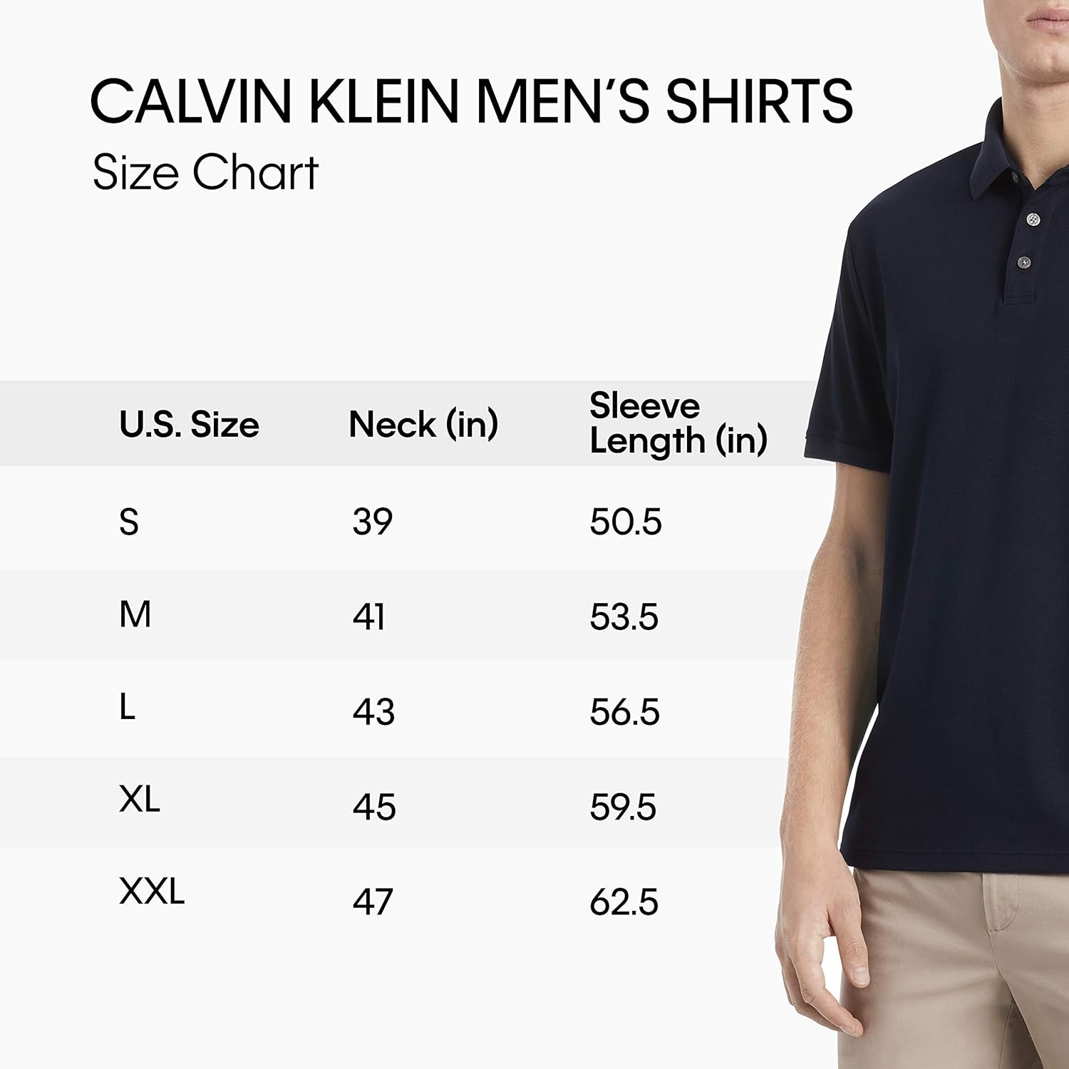 Calvin Klein Men's Liquid Touch Polo Solid with Uv Protection at  Men’s Clothing store