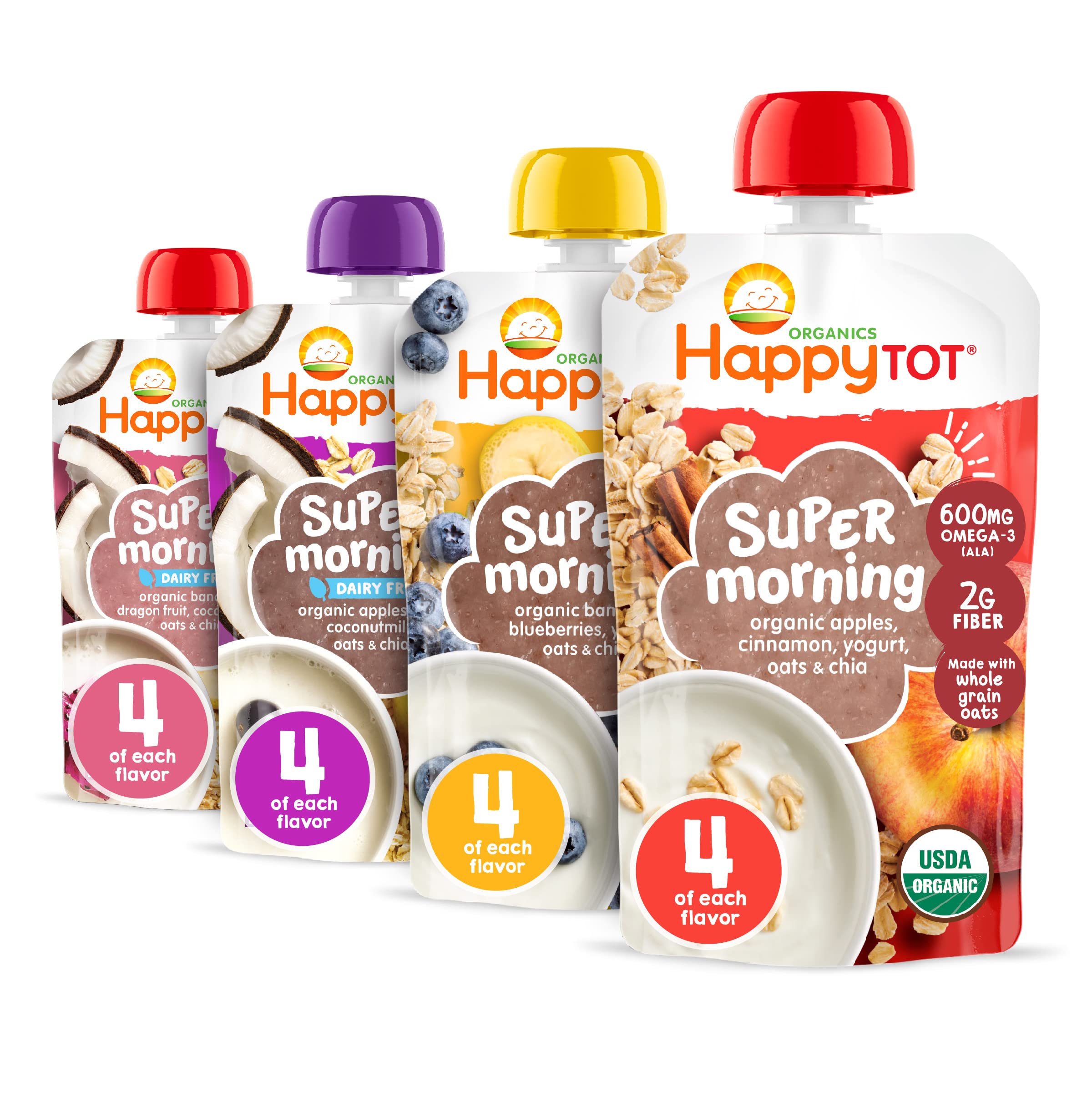 Happy Tot Organics Stage 4 Baby Food