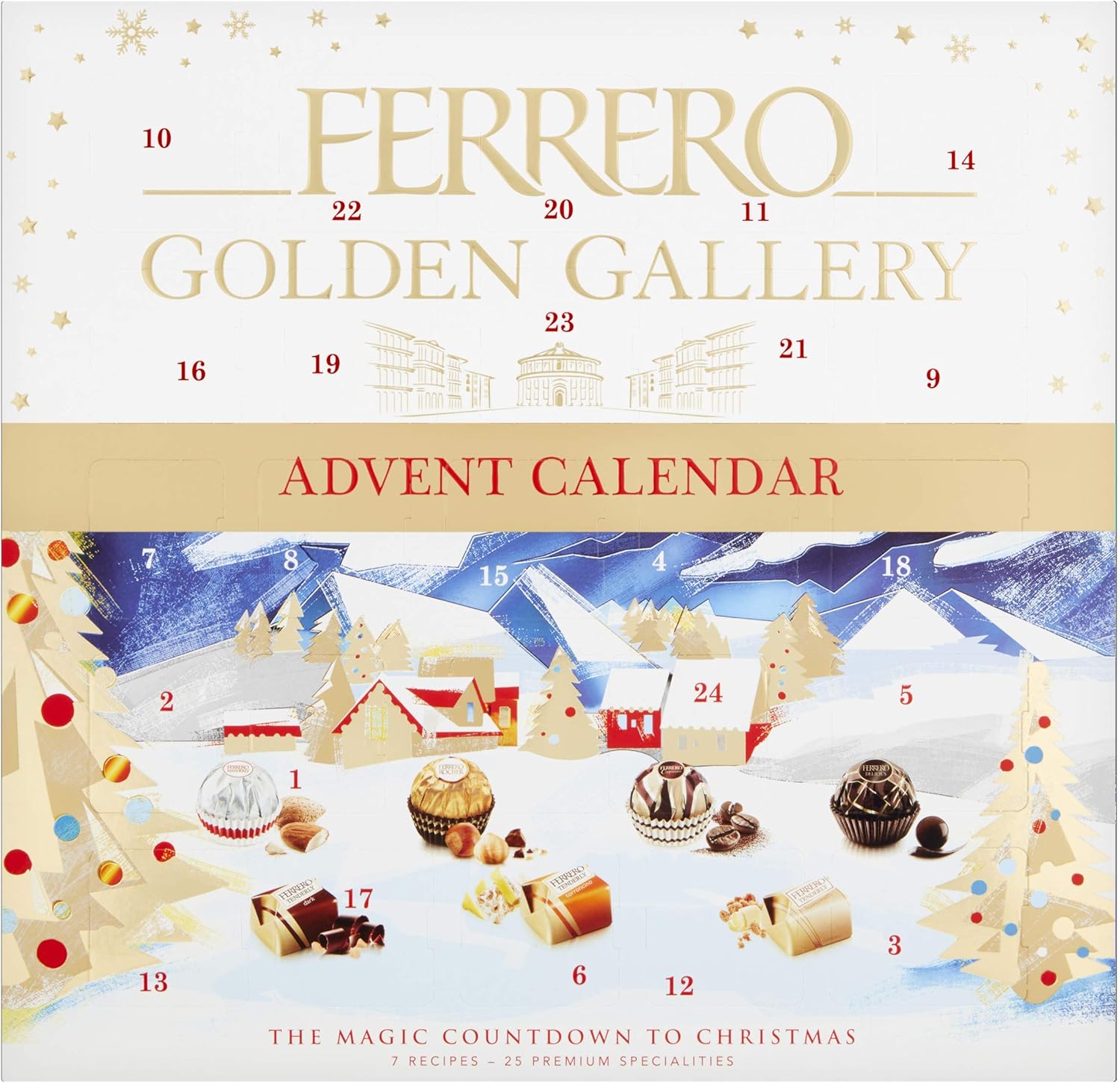 Ferrero rocher chocolate advent calendar