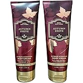 Bath & Body Works Autumn Drive Ultimate Hydration Body Cream 8 Ounces Pack of 2