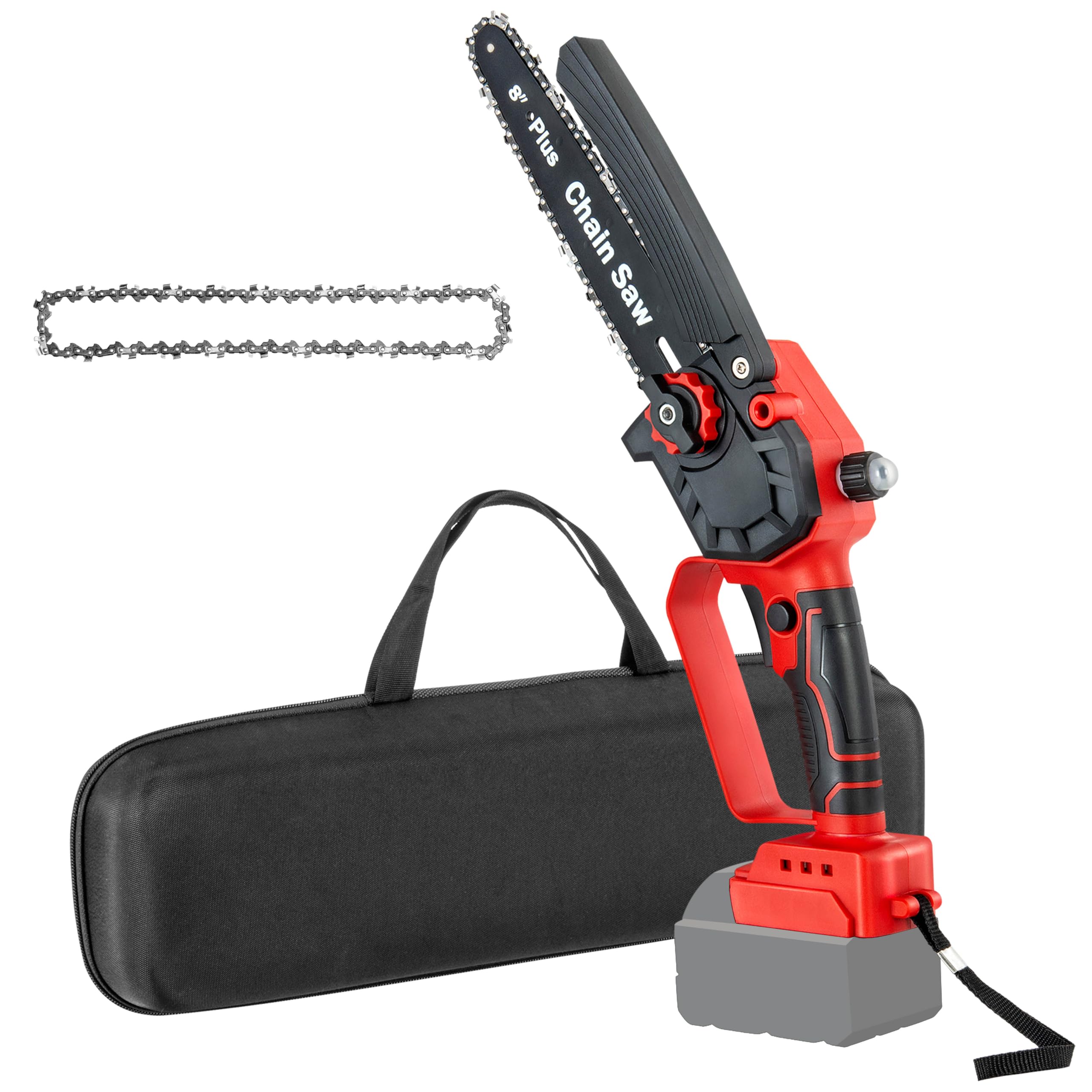 Photo 1 of *FOR PARTS ONLY* Mini Chainsaw, 8 Inch Cordless Electric Chain Saw with Auto Oiler, Brushless Handheld for Wood Tress Cutting, Compatible with Milwaukee 18V Batteries (NO BATTERY)