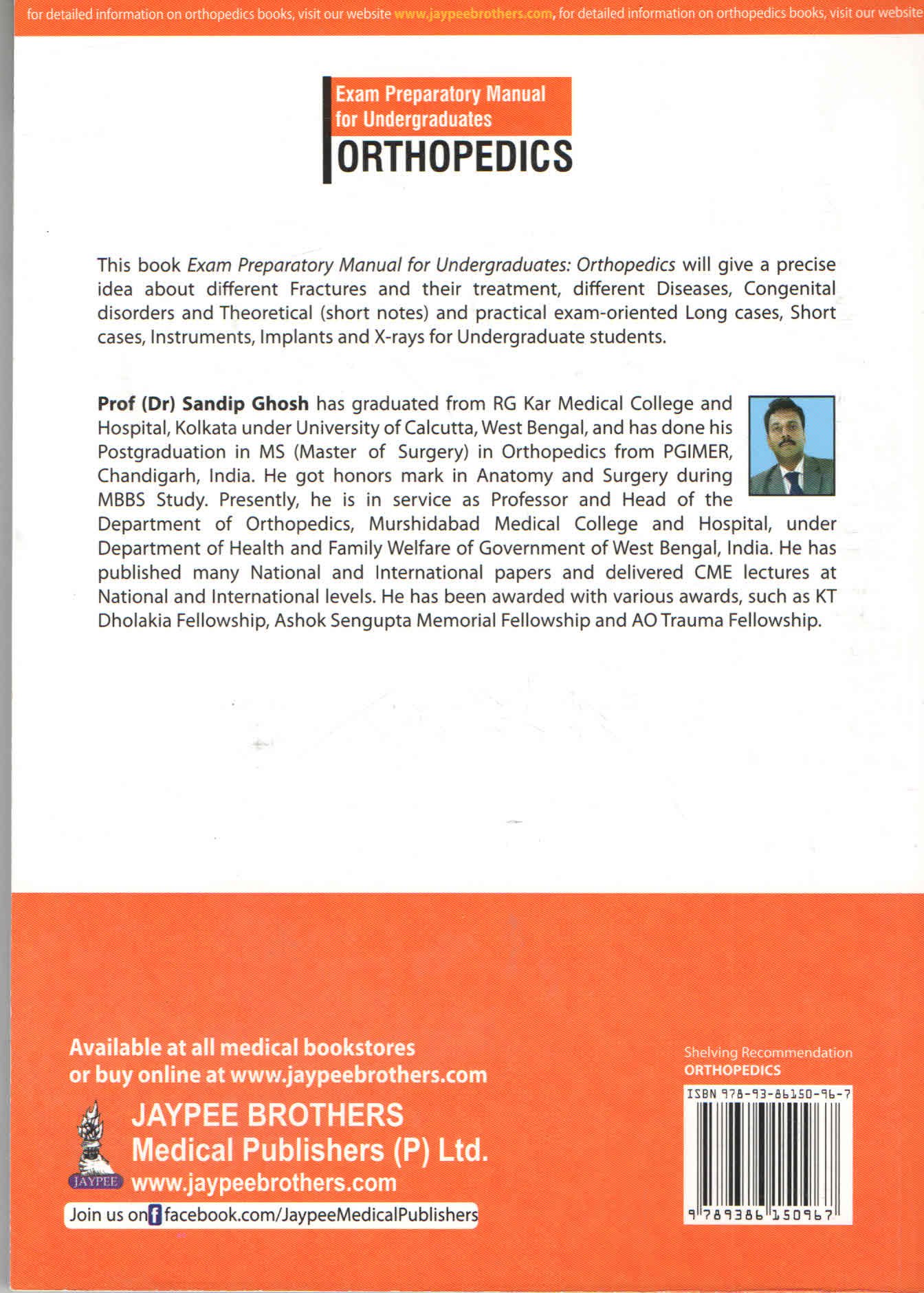 Amazon.in: Buy Exam Preparatory Manual for Undergraduates: Orthopedics Book  Online at Low Prices in India | Exam Preparatory Manual for Undergraduates:  ...