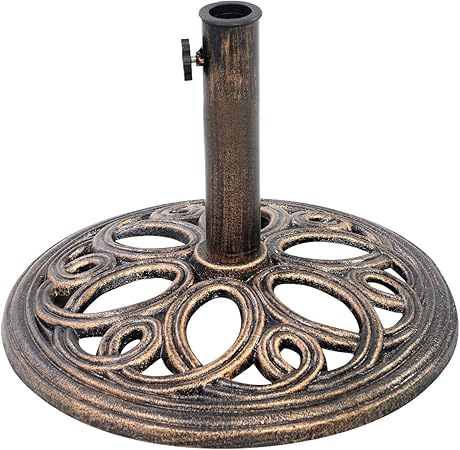 Amazon Com Giantex 18 Round Umbrella Base Stand Cast Iron