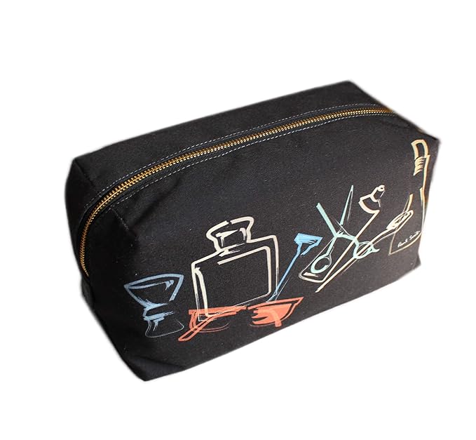PAUL SMITH Men WASHBAG, Toiletry Bag Black Amazon.co.uk Luggage