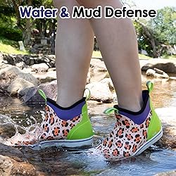 Kalkal Women's Deck Boots, Waterproof Ankle Rain