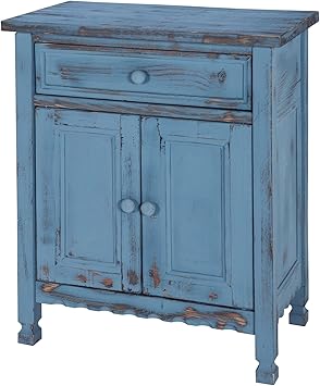Rustic Cottage Accent Cabinet with 