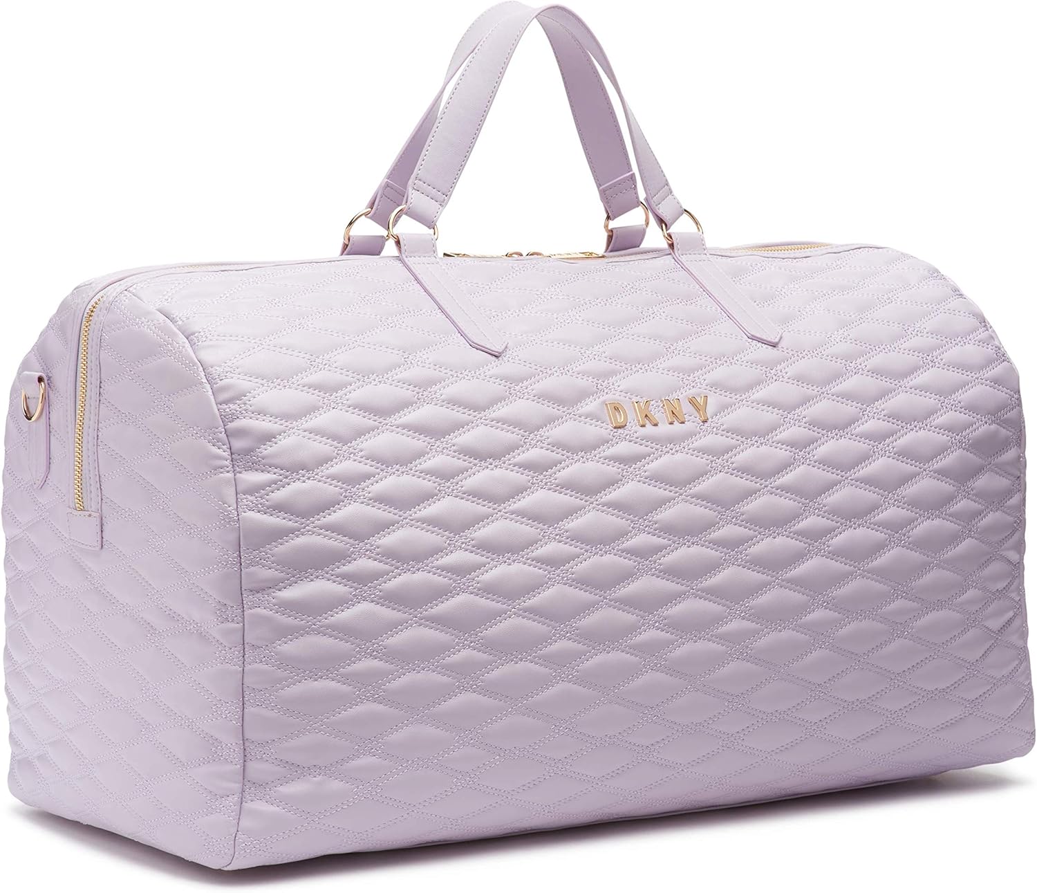 dkny quilted duffle bag