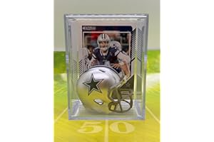 RIDDELL Dallas NFL Helmet Shadowbox w/Dak Prescott card