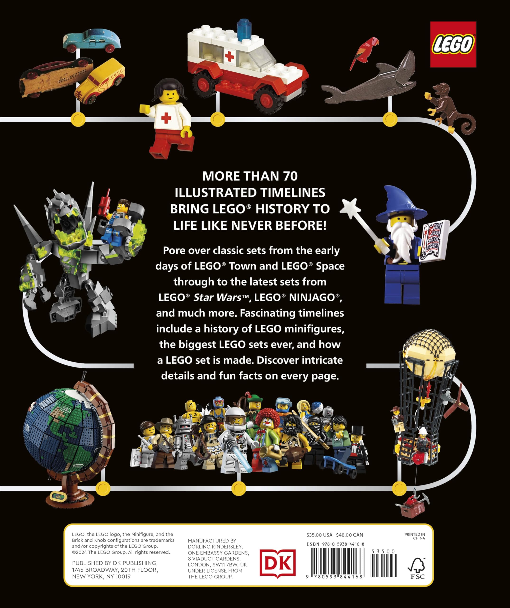 LEGO Timelines: A Visual Journey Through Ten Decades of LEGO History