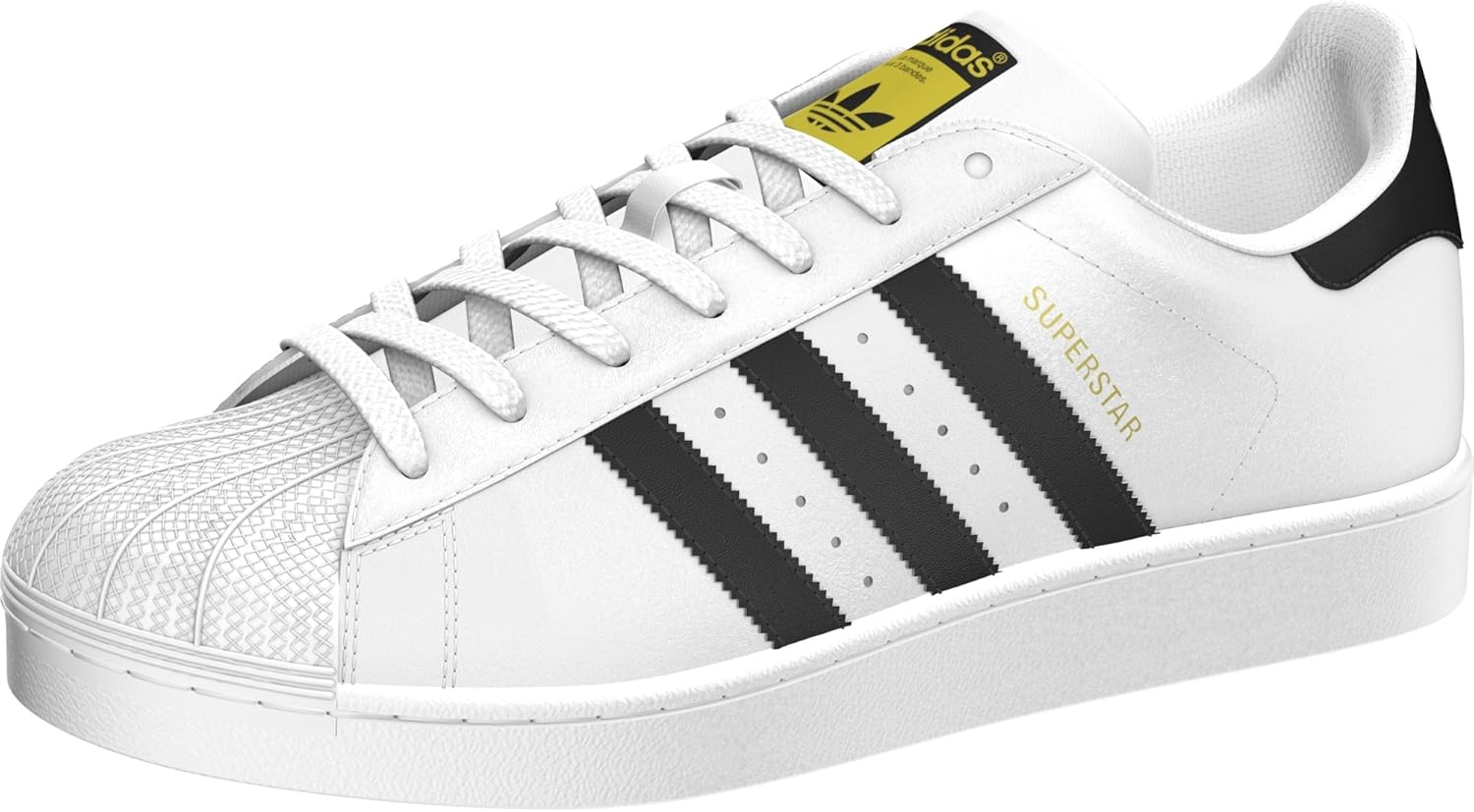 adidas superstar nere con strisce oro