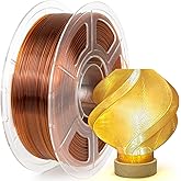 IEMAI Clear PETG Filament 1.75mm 1kg, Crystal Transparent Amber 3D Printer Filament Up to 600mm/s Printing, Tough & Durable for Lampshade, Creative DIY & Home Decor