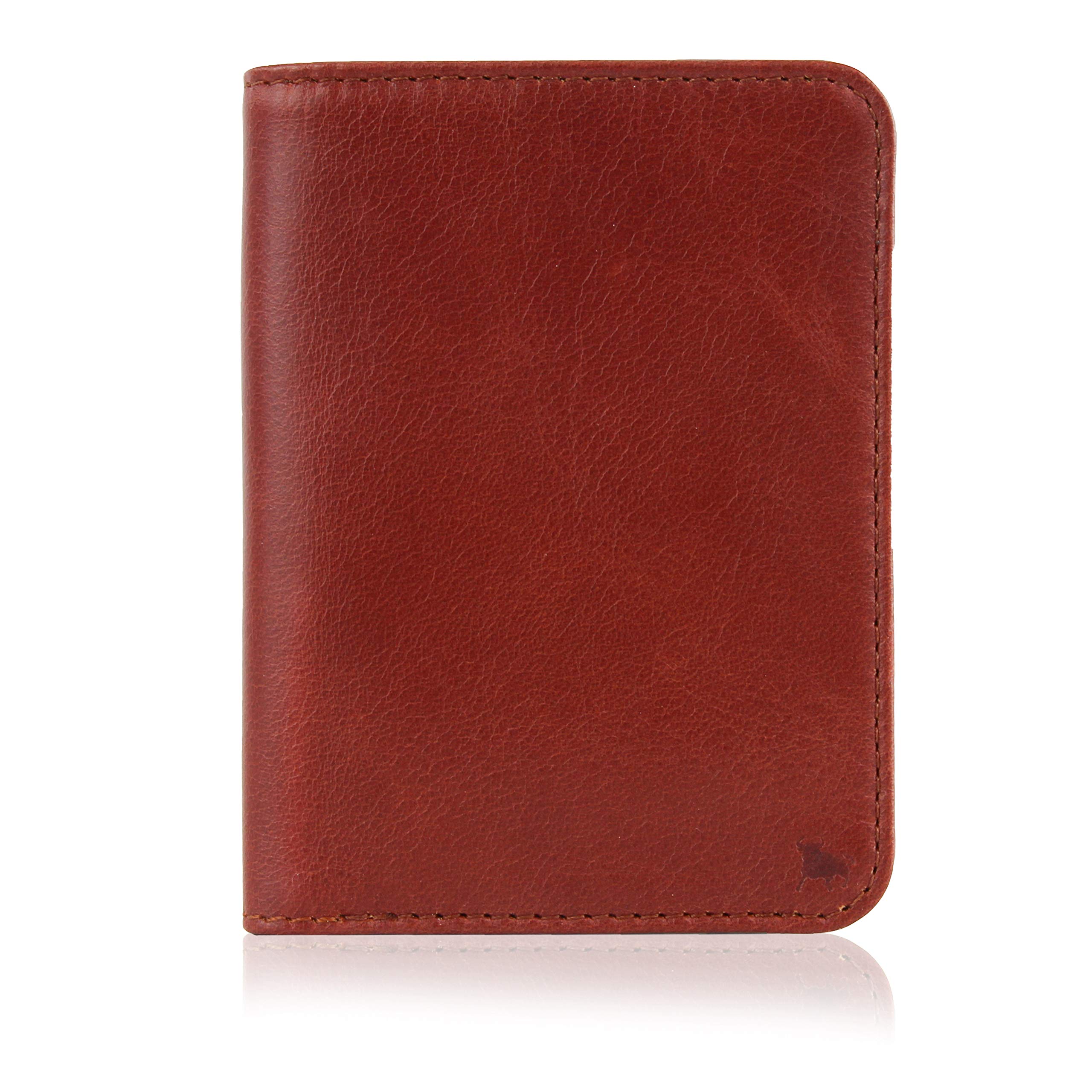 BULLAZO Fino Urban, Men's RFID Blocking Smart Slim Wallet, Genuine Leather, Brown
