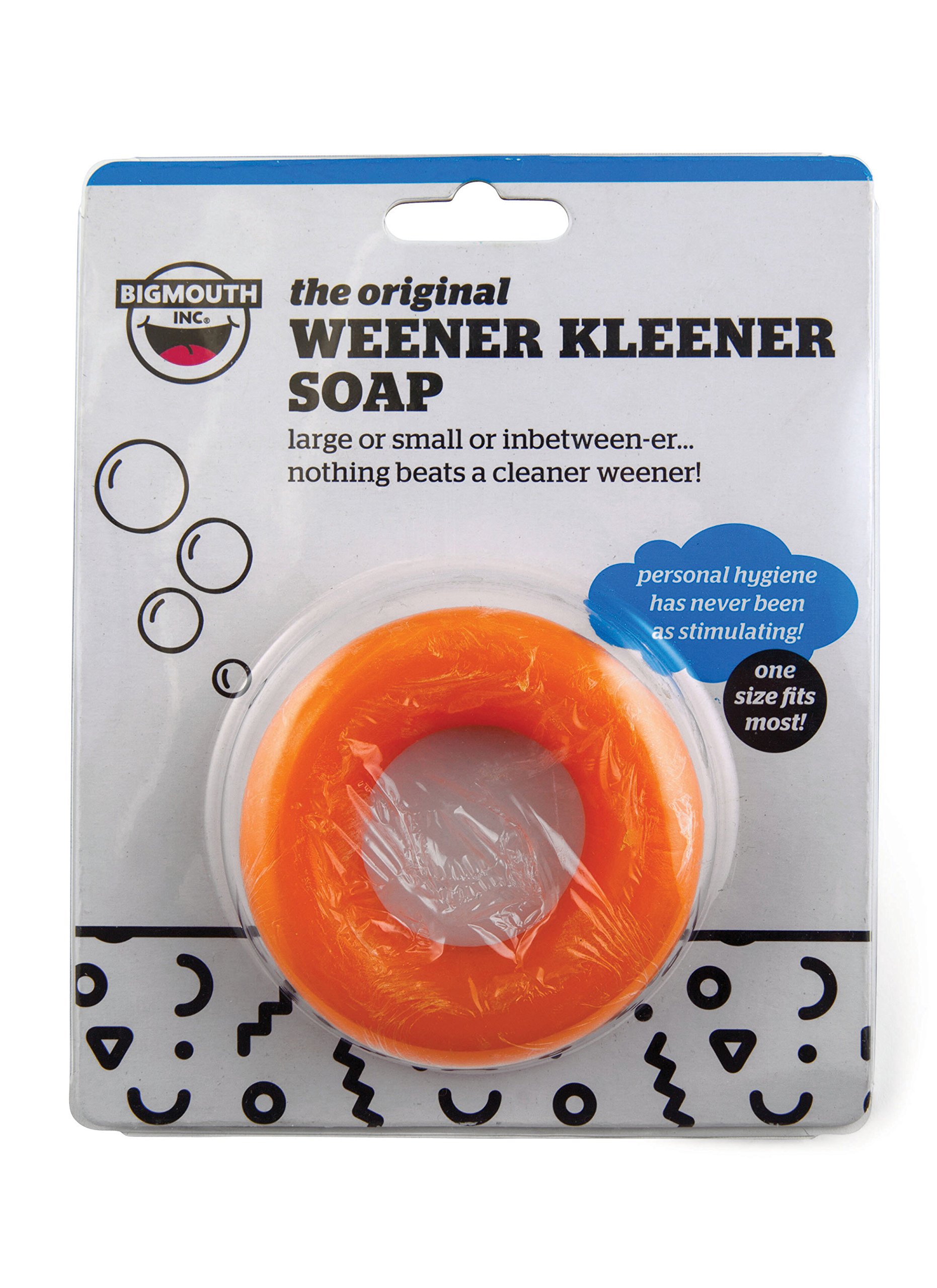 BigMouth Inc Generic Weener Kleener Soap, Circular Soap Product, Funny Gag Gift