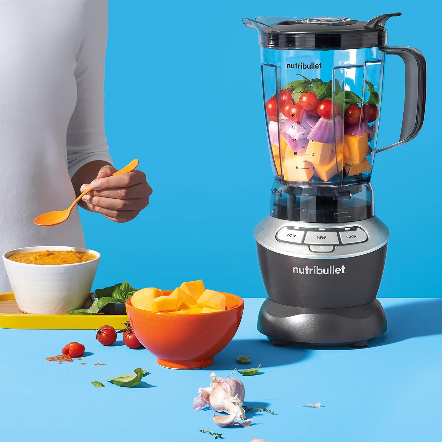 nutribullet Hot and Cold Blender, Full Size 1.6L Jug Blender, Includes Powerful 1000W Base, Pitcher Lip & Vented Lid Cap - Image 5