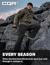 CQR Men's Active Flex Tactical Pants, Water