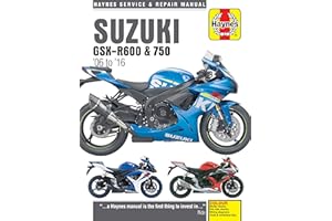 Suzuki GSX-R600 & GSX-R750 from 2006-2016 Haynes Repair Manual