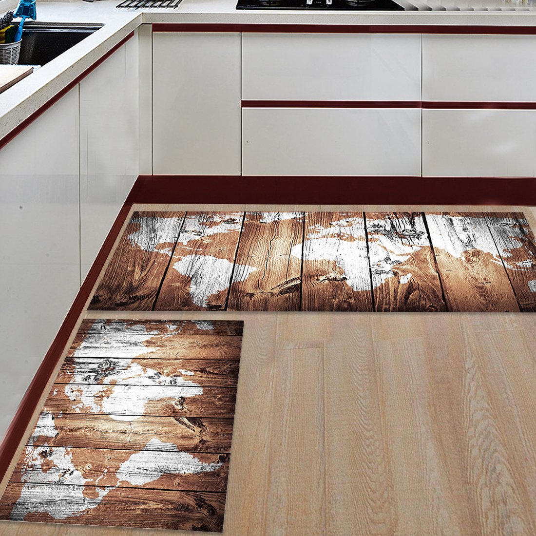 Bohemian Ripple Elephant Runner Carpet Set 15 7x23 6 15 7x47 2