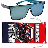 Sun-Staches Transformers Kids Sunglasses: Stylish, Comfortable, & Durable UV-Protective Transformers Accessories with Soft Carrying Case - Officially-Licensed Transformer Toys & Accessories