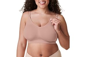 Bravado Designs Nursing Bras for Breastfeeding, Body Silk Seamless Wireless Bras for Women, Full Coverage Maternity Bra